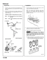 Preview for 440 page of Acura 1987 Legend Coupe Owner'S Manual