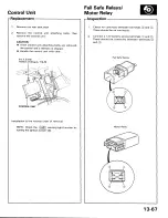 Preview for 450 page of Acura 1987 Legend Coupe Owner'S Manual