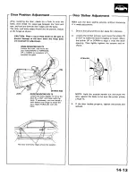 Preview for 464 page of Acura 1987 Legend Coupe Owner'S Manual