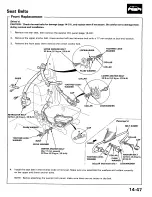 Preview for 499 page of Acura 1987 Legend Coupe Owner'S Manual