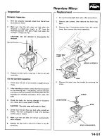 Preview for 503 page of Acura 1987 Legend Coupe Owner'S Manual