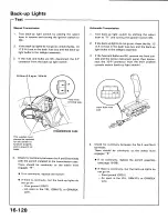 Preview for 740 page of Acura 1987 Legend Coupe Owner'S Manual