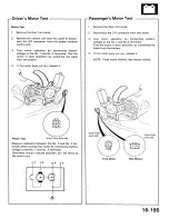 Preview for 800 page of Acura 1987 Legend Coupe Owner'S Manual