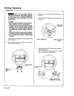 Preview for 1083 page of Acura 1987 Legend Coupe Owner'S Manual