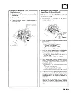 Preview for 1191 page of Acura 1987 Legend Coupe Owner'S Manual