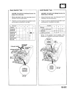 Preview for 1219 page of Acura 1987 Legend Coupe Owner'S Manual