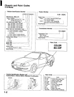 Preview for 2 page of Acura 1994 Integra Service Manual