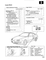 Preview for 3 page of Acura 1994 Integra Service Manual