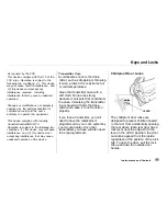 Preview for 88 page of Acura 2001 RL Owner'S Manual