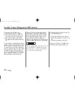 Предварительный просмотр 223 страницы Acura 2002 MDX User Manual