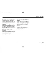 Предварительный просмотр 232 страницы Acura 2002 MDX User Manual