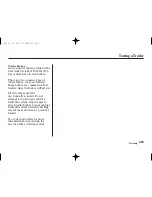 Предварительный просмотр 238 страницы Acura 2002 MDX User Manual