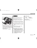 Предварительный просмотр 284 страницы Acura 2002 MDX User Manual