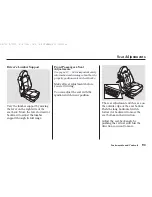 Предварительный просмотр 108 страницы Acura 2003 CL Owner'S Manual