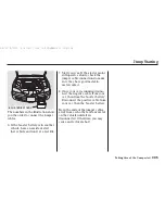 Предварительный просмотр 313 страницы Acura 2003 CL Owner'S Manual