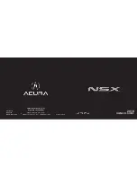 Acura 2005 NSX Owner'S Manual preview