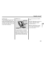 Preview for 280 page of Acura 2006 RL Owner'S Manual