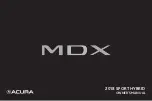 Acura 2007 Acura MDX Owner'S Manual preview