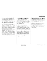 Preview for 5 page of Acura 2008 RDX Navigation Manual