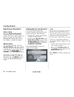 Preview for 20 page of Acura 2008 RDX Navigation Manual