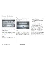 Preview for 38 page of Acura 2008 RDX Navigation Manual