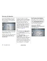 Preview for 42 page of Acura 2008 RDX Navigation Manual