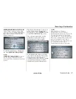 Preview for 47 page of Acura 2008 RDX Navigation Manual