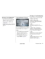 Preview for 49 page of Acura 2008 RDX Navigation Manual