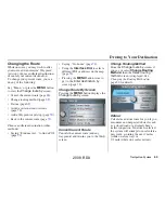 Preview for 69 page of Acura 2008 RDX Navigation Manual