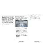 Preview for 73 page of Acura 2008 RDX Navigation Manual