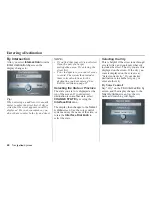 Предварительный просмотр 41 страницы Acura 2009 MDX Navigation System Navigation Manual