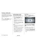 Preview for 34 page of Acura 2010 RL Navigation System Owner'S Manual