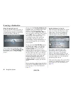 Preview for 38 page of Acura 2010 RL Navigation System Owner'S Manual