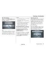 Preview for 41 page of Acura 2010 RL Navigation System Owner'S Manual