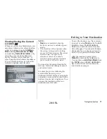 Preview for 71 page of Acura 2010 RL Navigation System Owner'S Manual