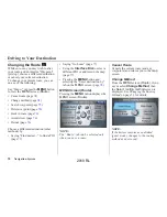 Preview for 74 page of Acura 2010 RL Navigation System Owner'S Manual