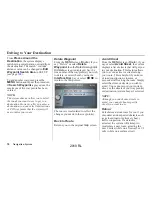 Preview for 76 page of Acura 2010 RL Navigation System Owner'S Manual