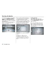 Предварительный просмотр 31 страницы Acura 2011 RL Navigation System Navigation Manual