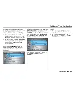 Предварительный просмотр 70 страницы Acura 2011 RL Navigation System Navigation Manual