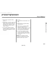 Предварительный просмотр 204 страницы Acura 2011 TL Owner'S Manual