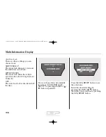 Preview for 123 page of Acura 2012 MDX Owner'S Manual