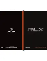 Preview for 1 page of Acura 2014 RLX Advanced Technology Manual