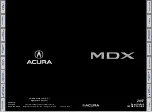 Acura 2017 MDX Owner'S Manual preview