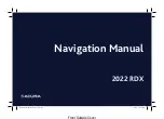 Acura 2022 RDX Navigation Manual preview