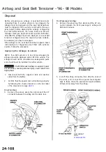 Preview for 1437 page of Acura 3.5 RL Manual