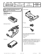 Предварительный просмотр 1 страницы Acura 38015-TY2-A00 Installation Instructions Manual