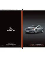 Acura Acura 2013 ILX Hybrid Advanced Technology Manual preview