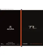 Acura Acura 2013 TL Advanced Technology Manual preview