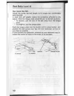 Preview for 11 page of Acura Integra 1987 Manual