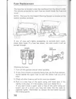 Preview for 79 page of Acura Integra 1987 Manual